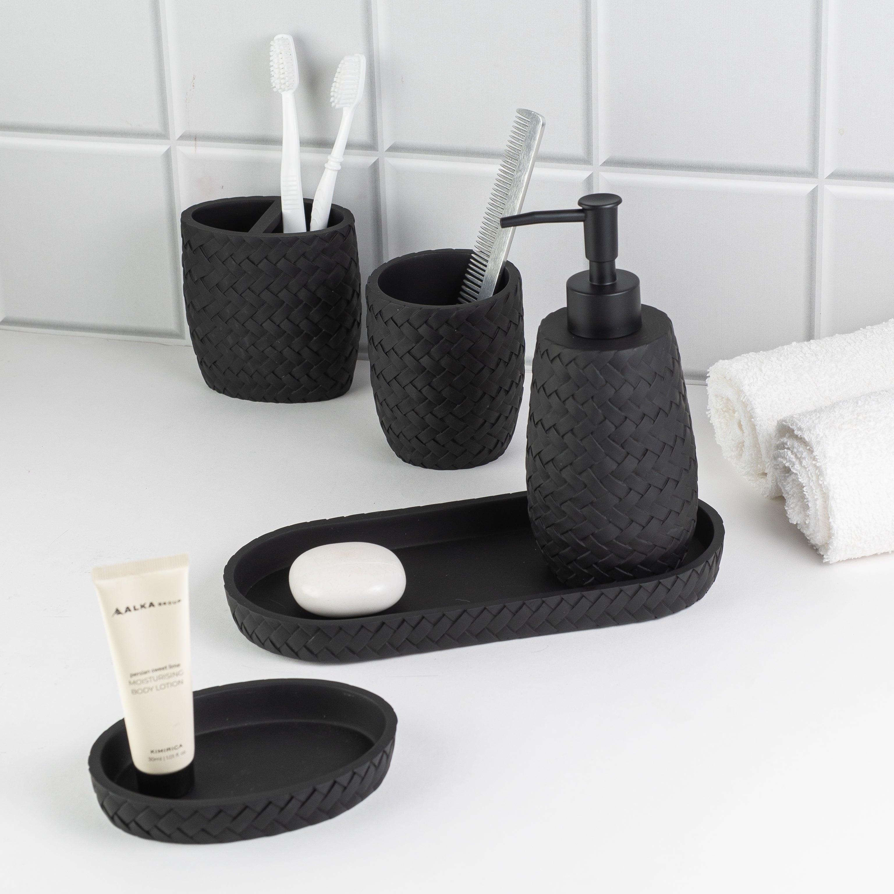 WEAVE – Bathroom Set (Set of 5)