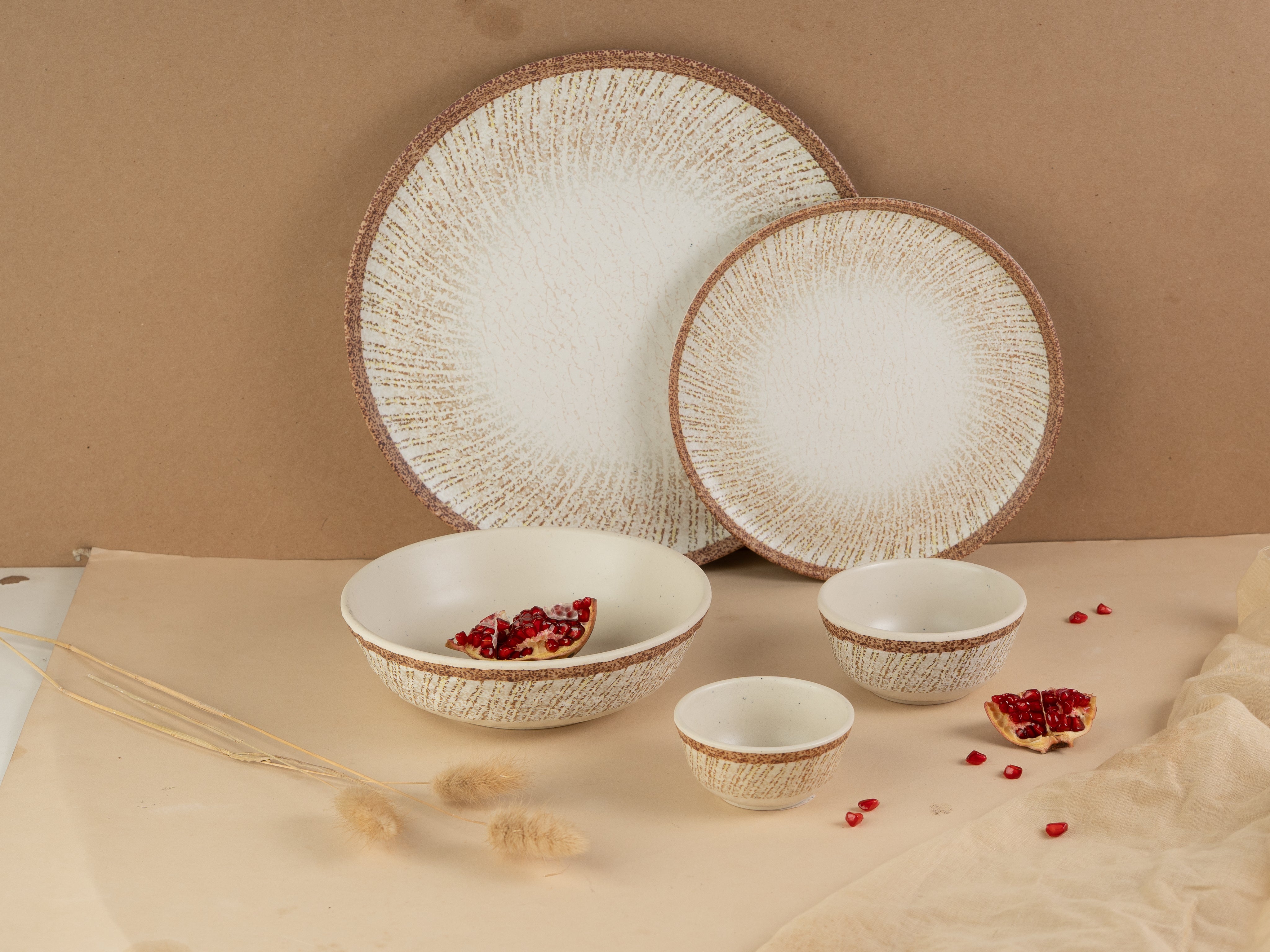 Blaze Axis Series Round Dinner Set(30 Piece)