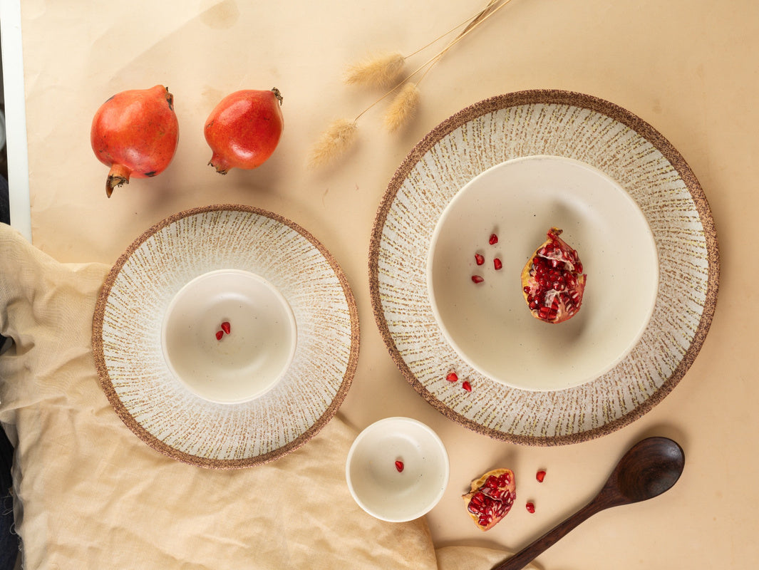 Blaze Axis Series Round Dinner Set(30 Piece)