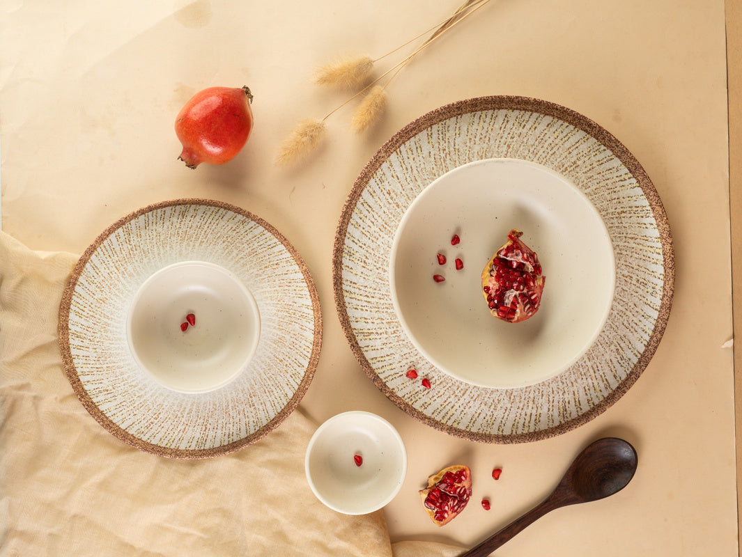 Blaze Axis Series Round Dinner Set(30 Piece)