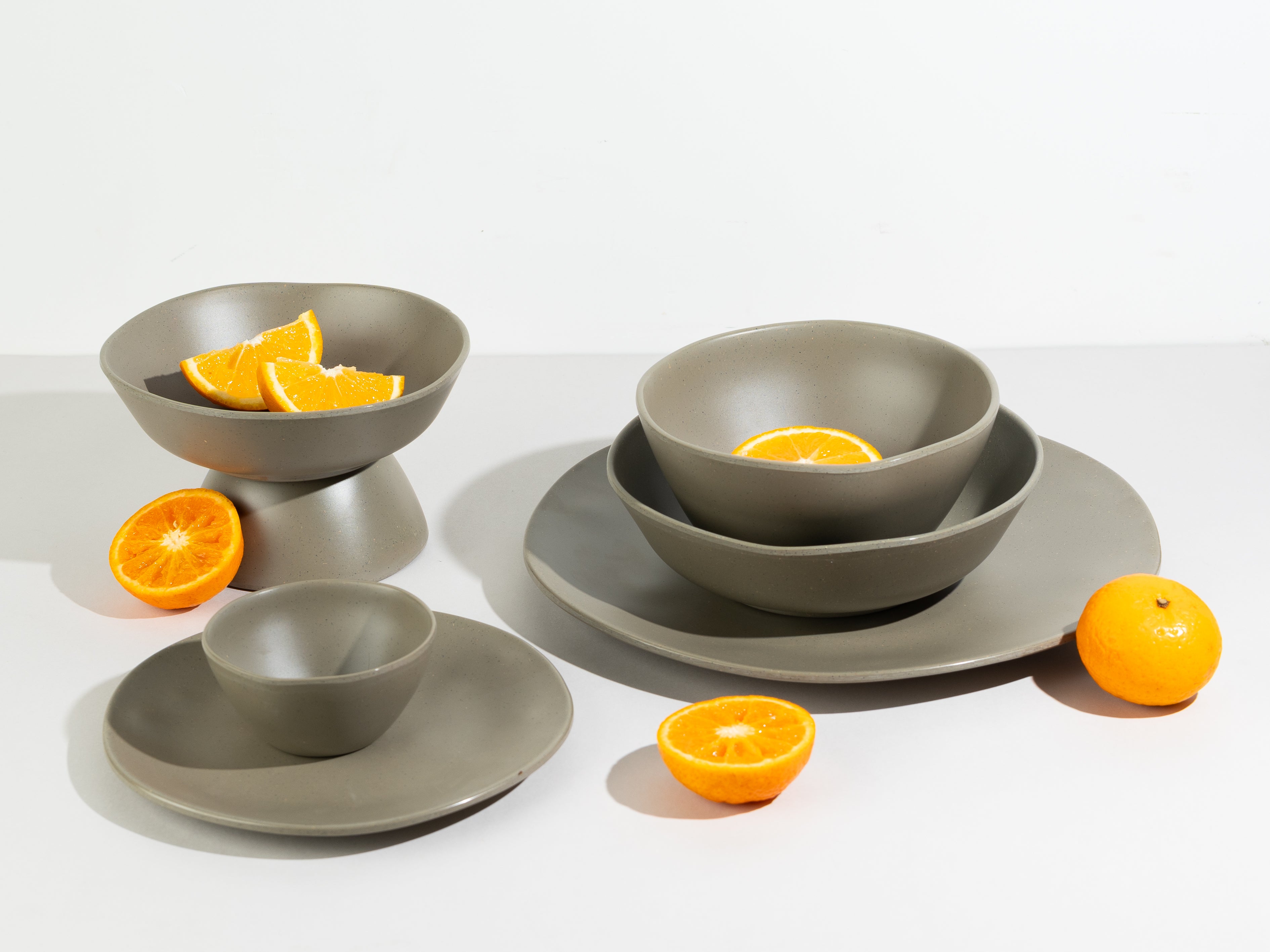 30 Piece Sandstone Earth Dinner Set