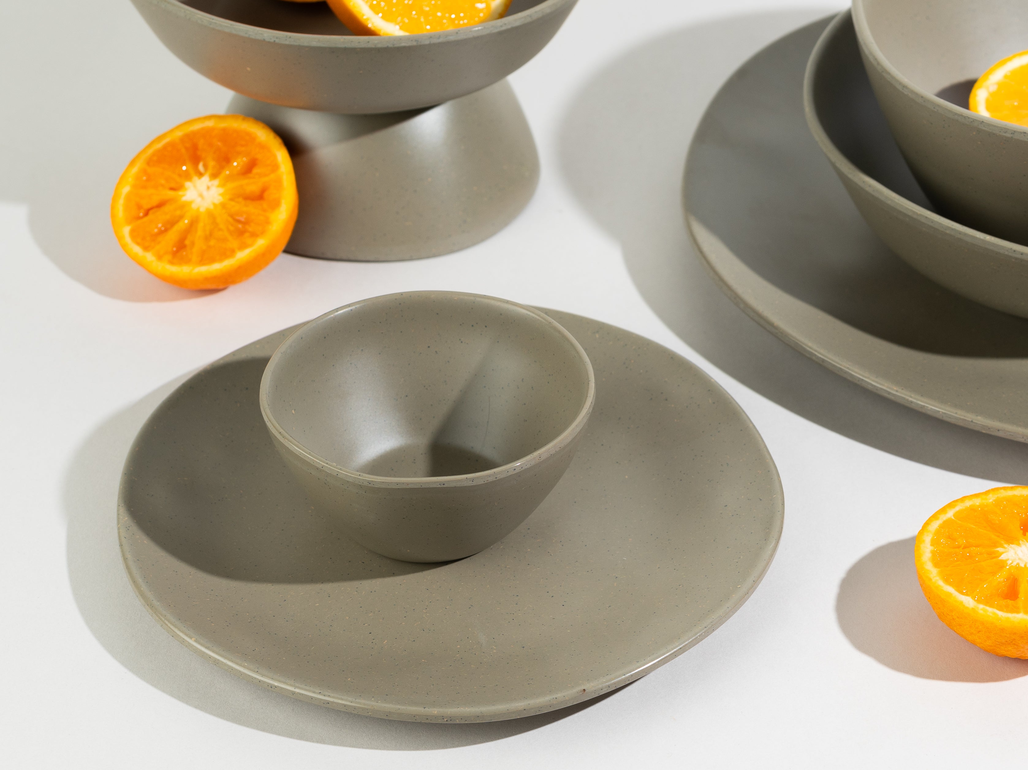 30 Piece Sandstone Earth Dinner Set