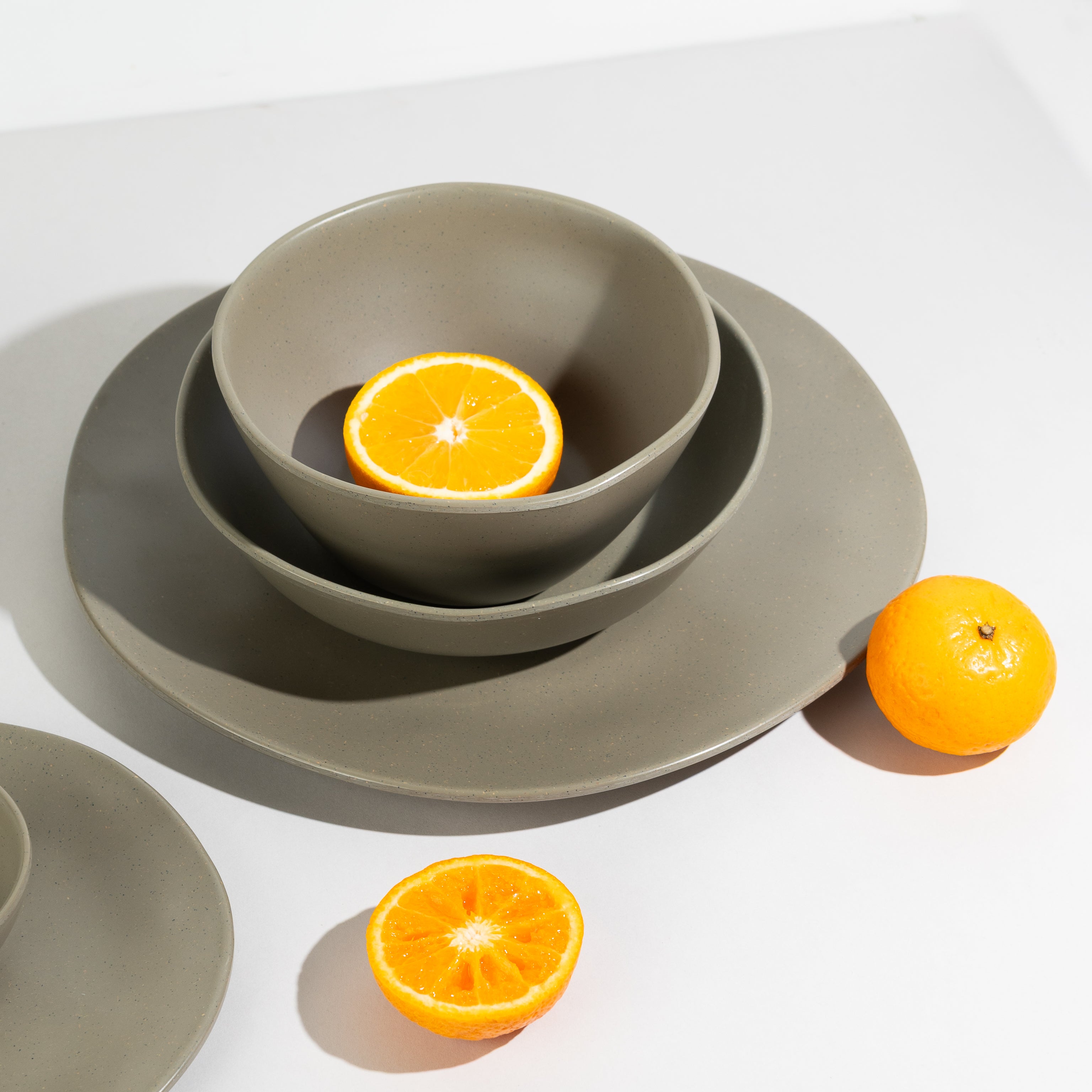 30 Piece Sandstone Earth Dinner Set