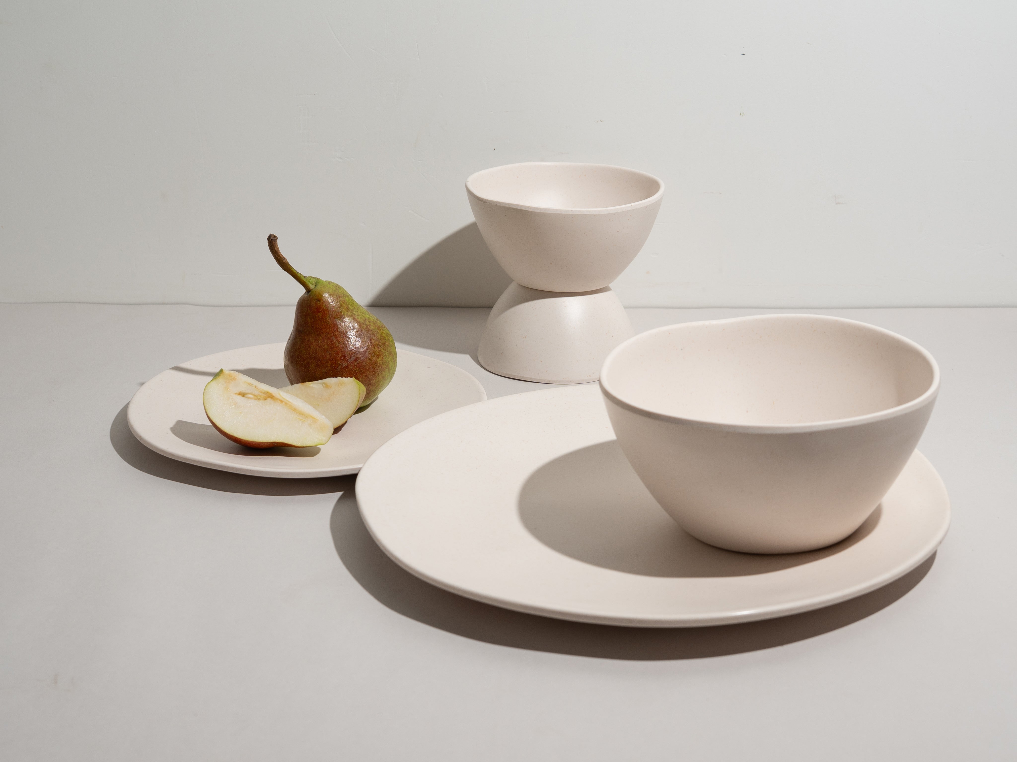 30 Piece Limestone Earth Dinner Set
