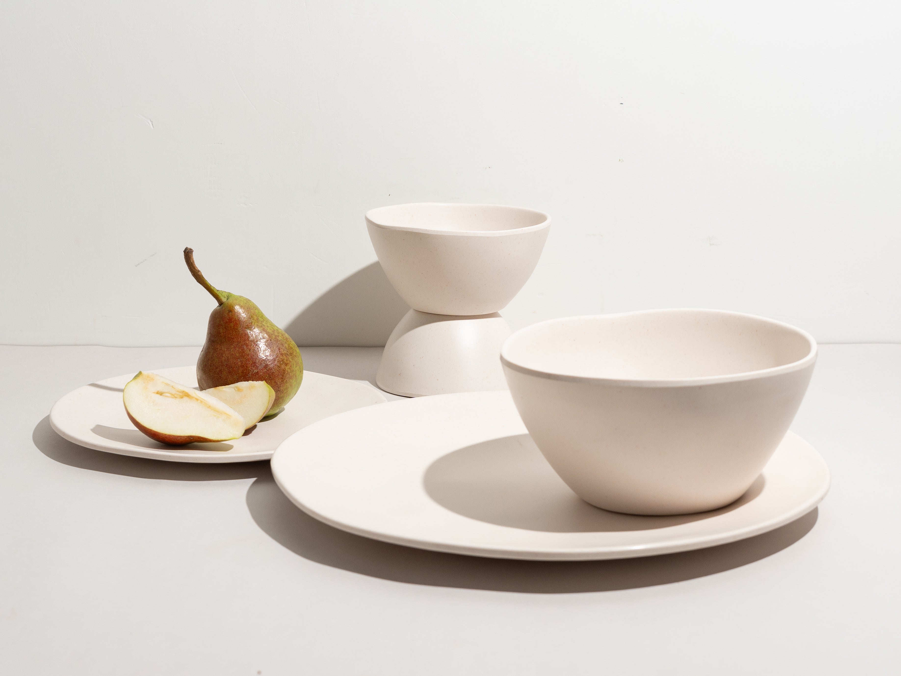 30 Piece Limestone Earth Dinner Set