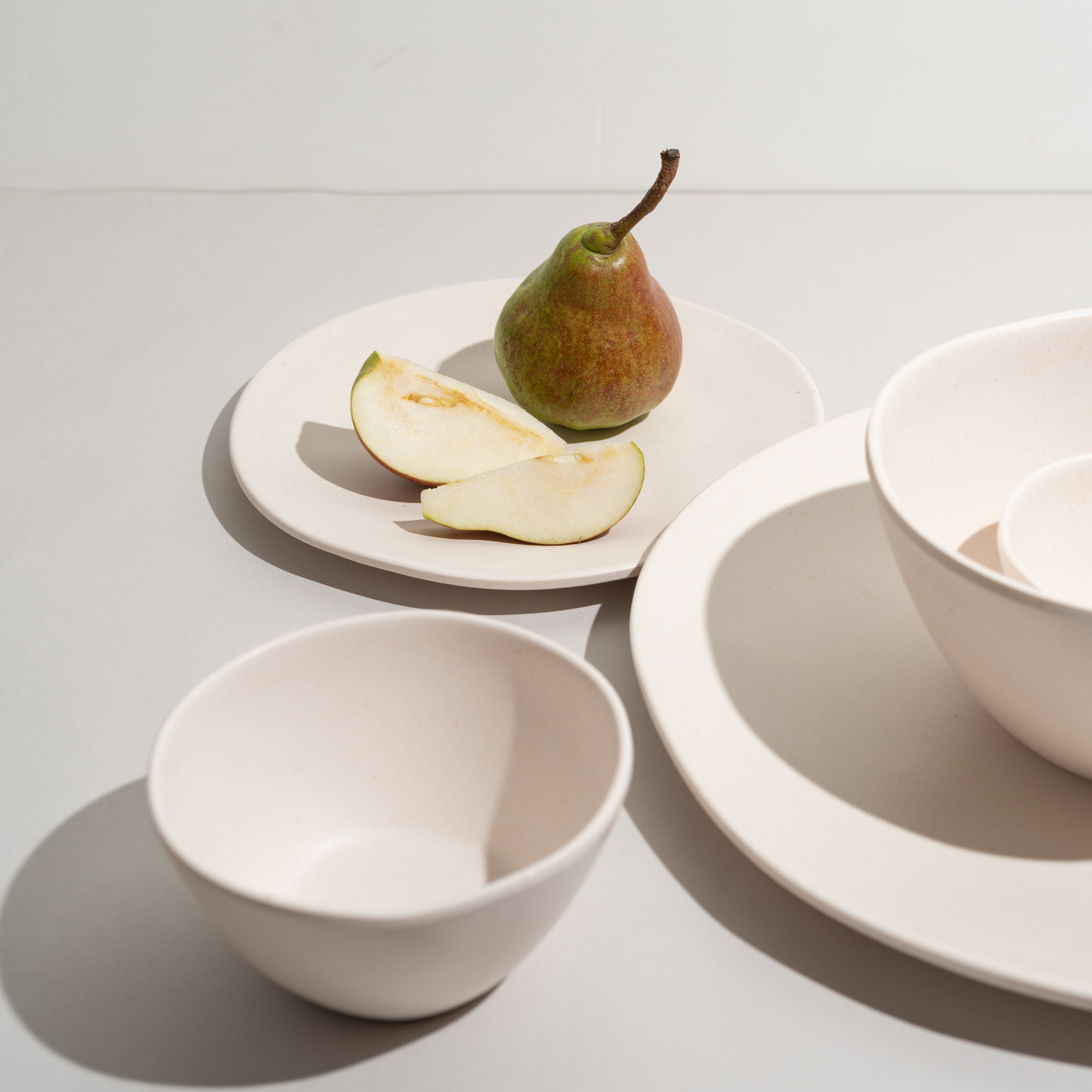 30 Piece Limestone Earth Dinner Set