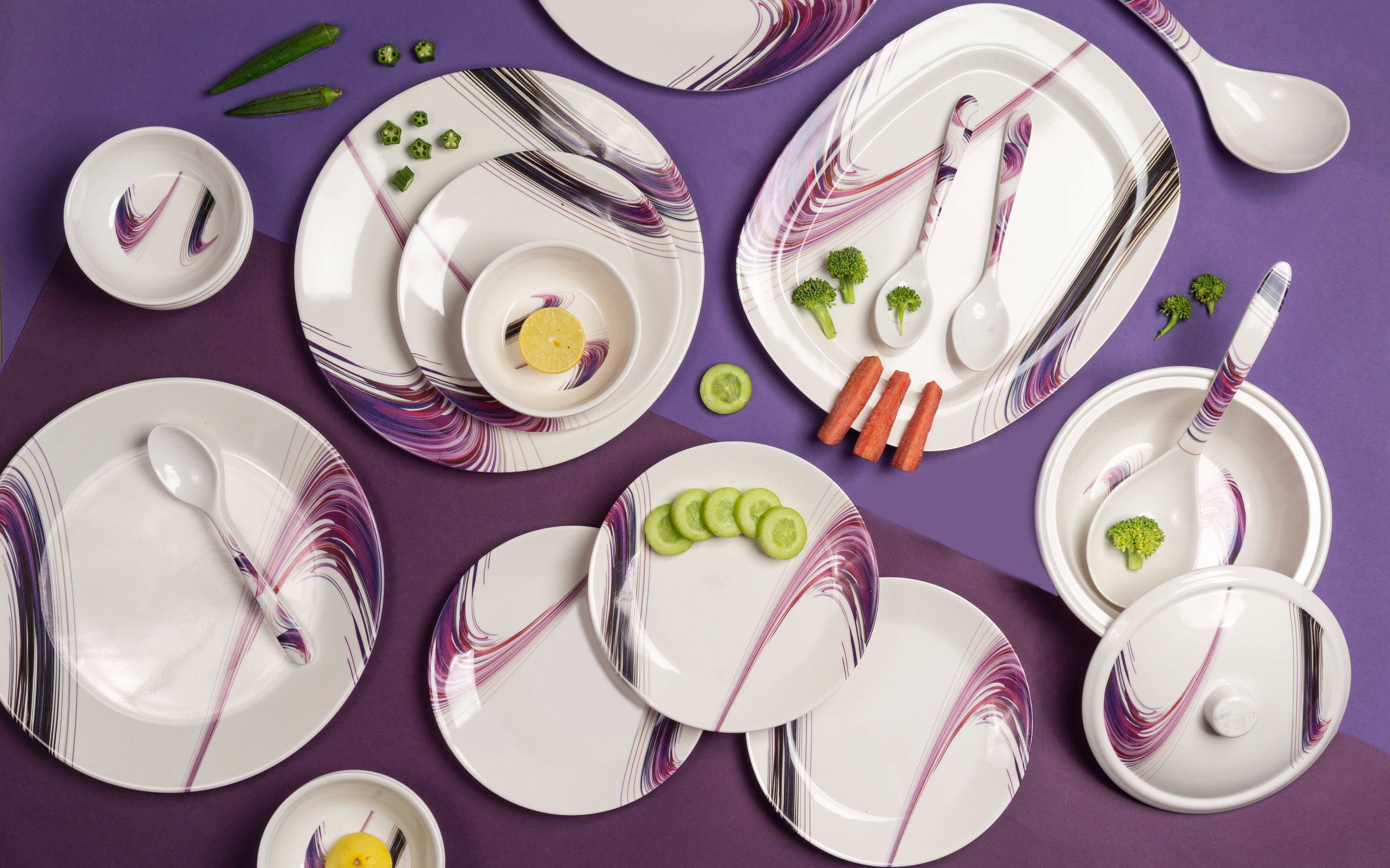 Galaxy Smart Series Round Dinner Set(32 Piece)