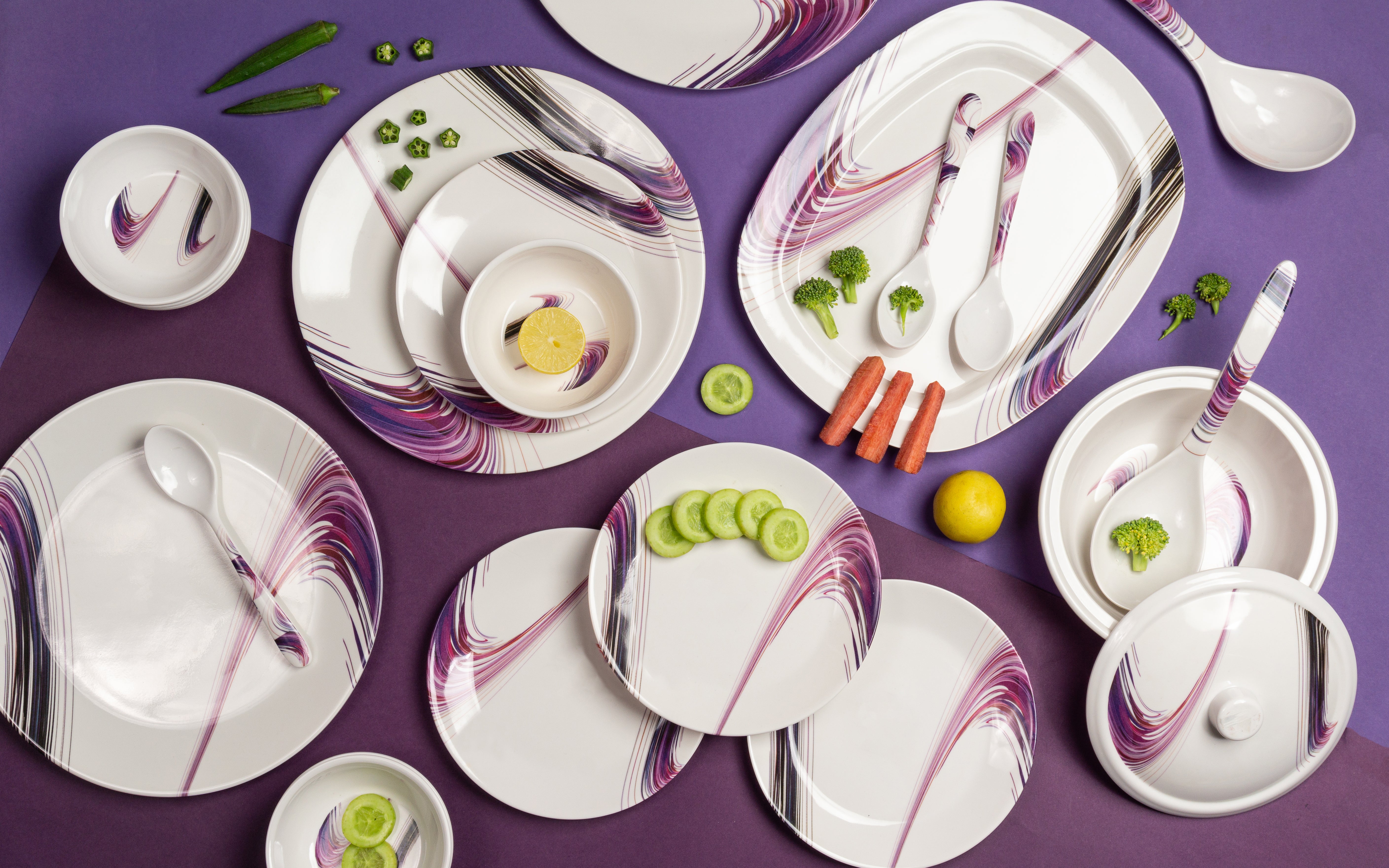 Galaxy Smart Series Round Dinner Set(32 Piece)