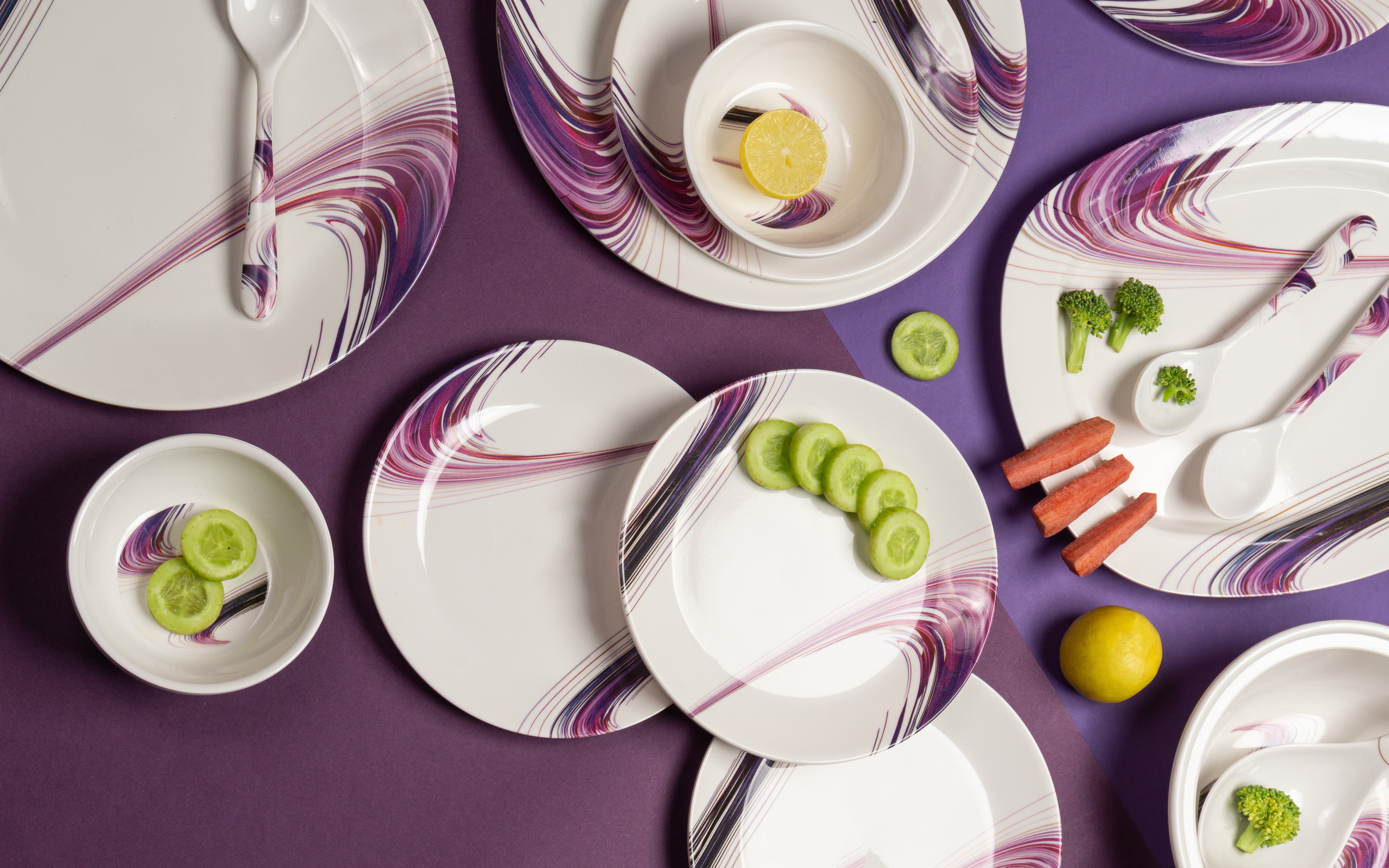 Galaxy Smart Series Round Dinner Set(32 Piece)