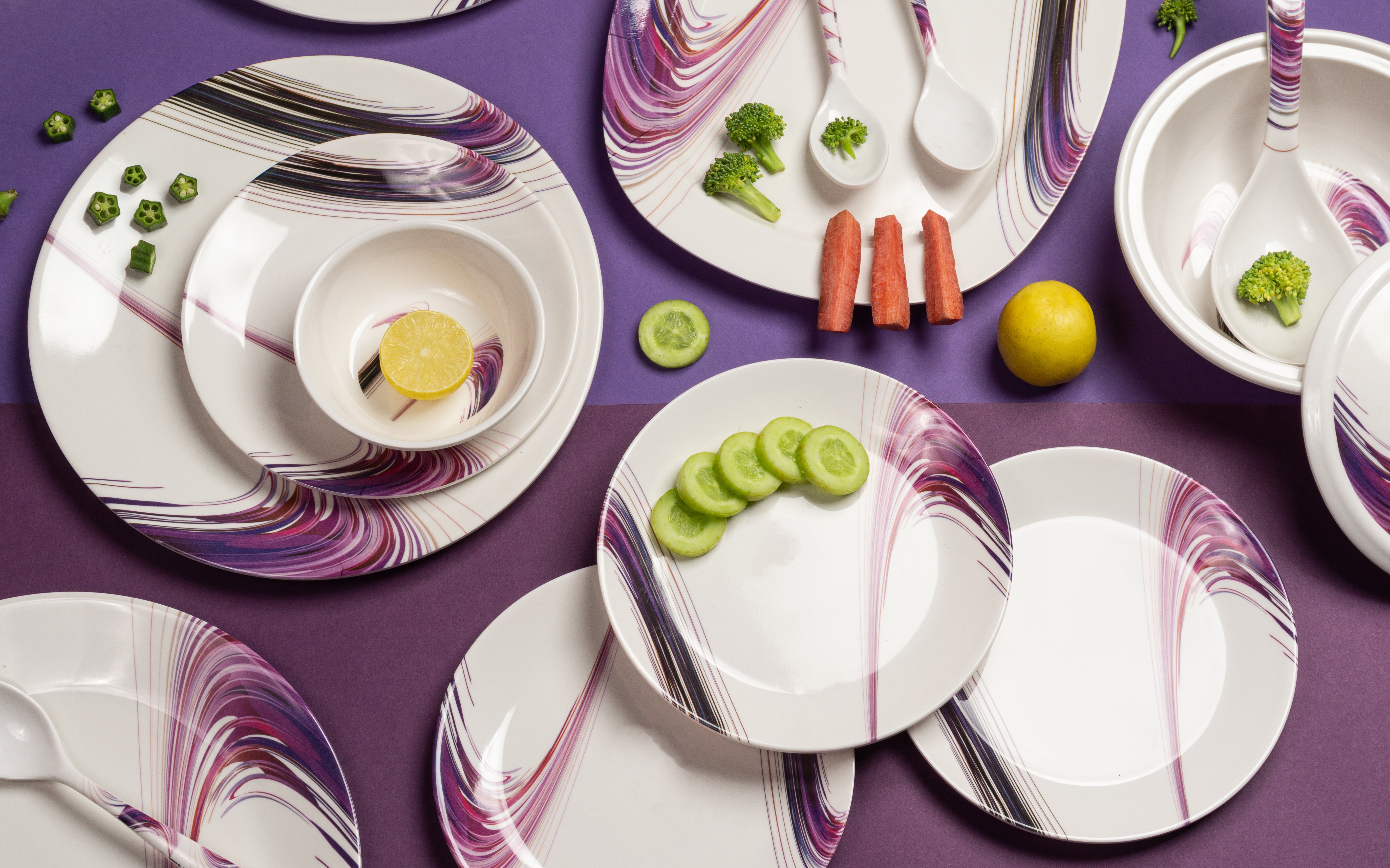 Galaxy Smart Series Round Dinner Set(32 Piece)