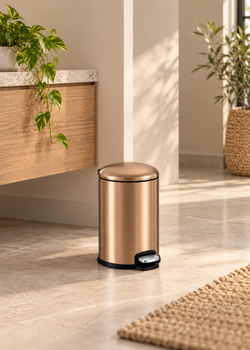 Florence Round Step Pedal Bin