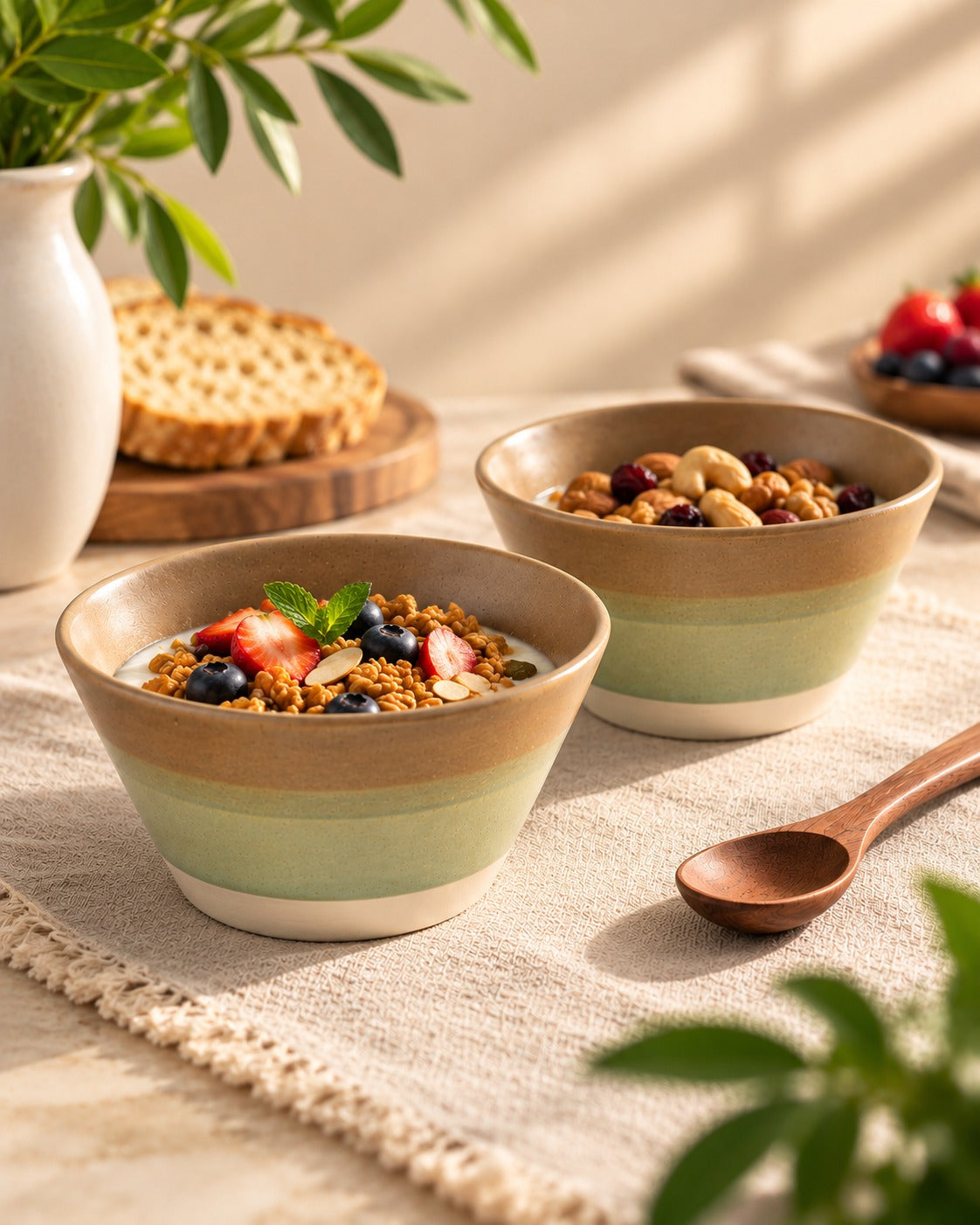 Melo Ceramic Snack bowls (Set Of 2)