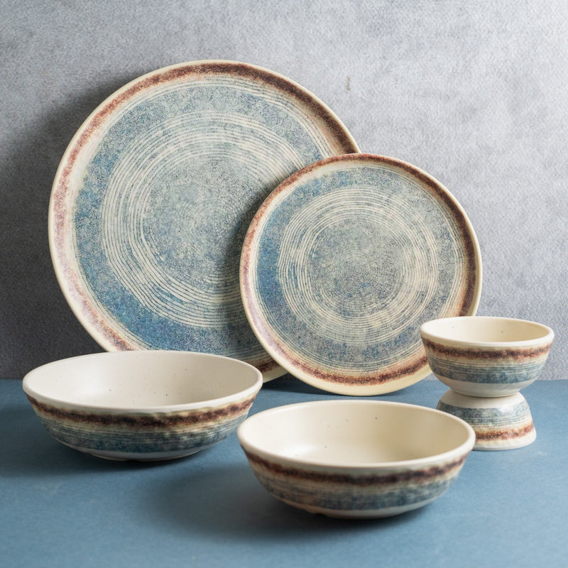 Terra Rings Axis Series Round Dinner Set(30 Piece)