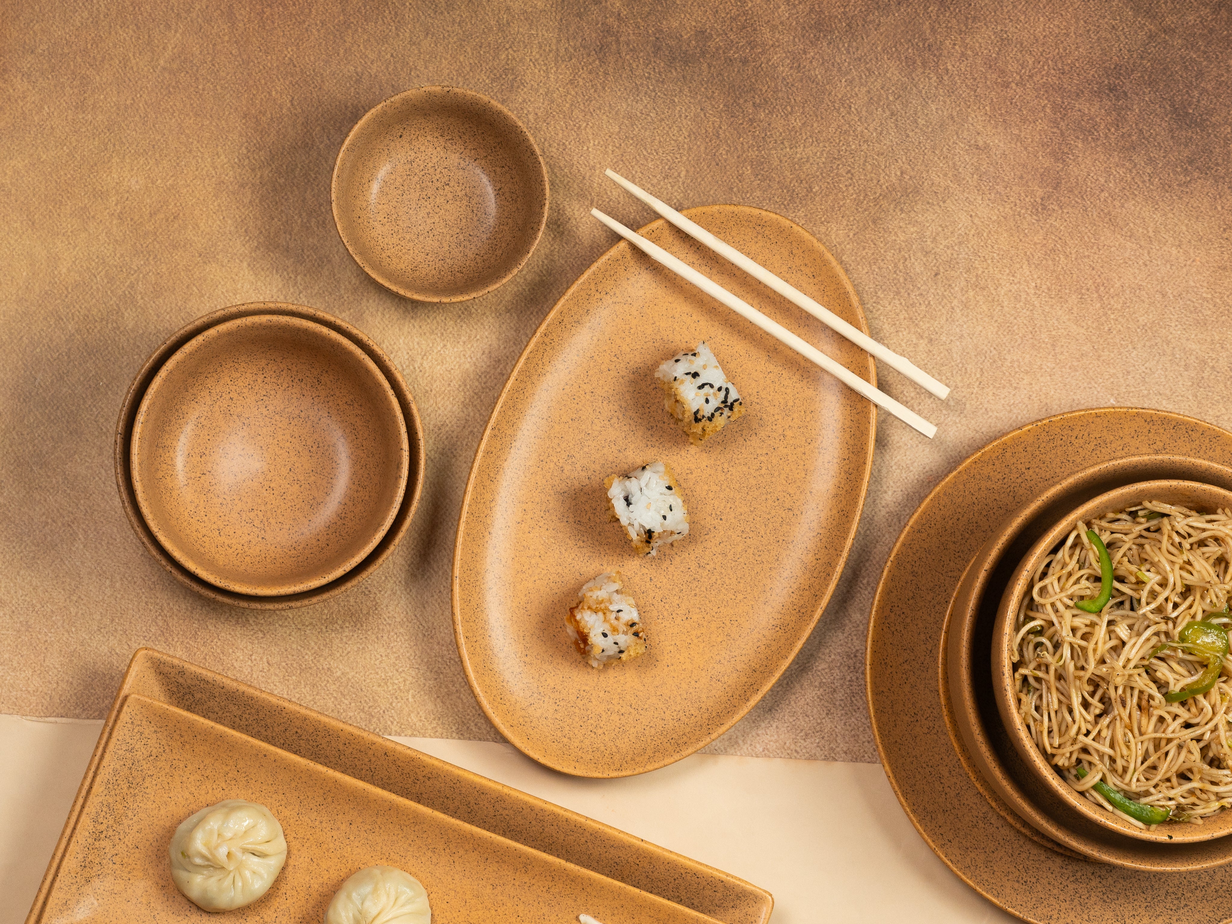 Sandstone Ceramic Bowl(Set of 4)
