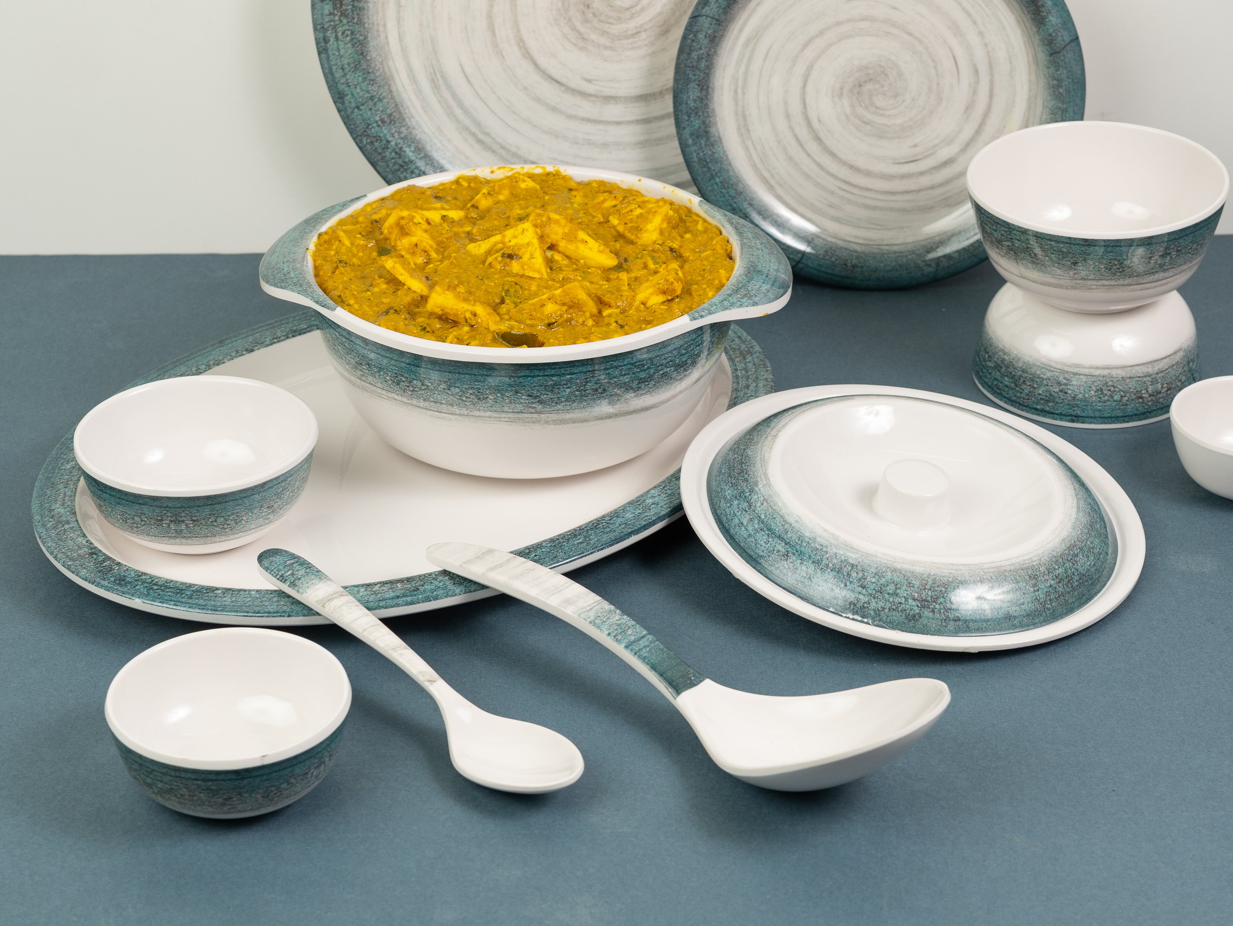 Tornado Round Series Dinner Set (33 Piece)