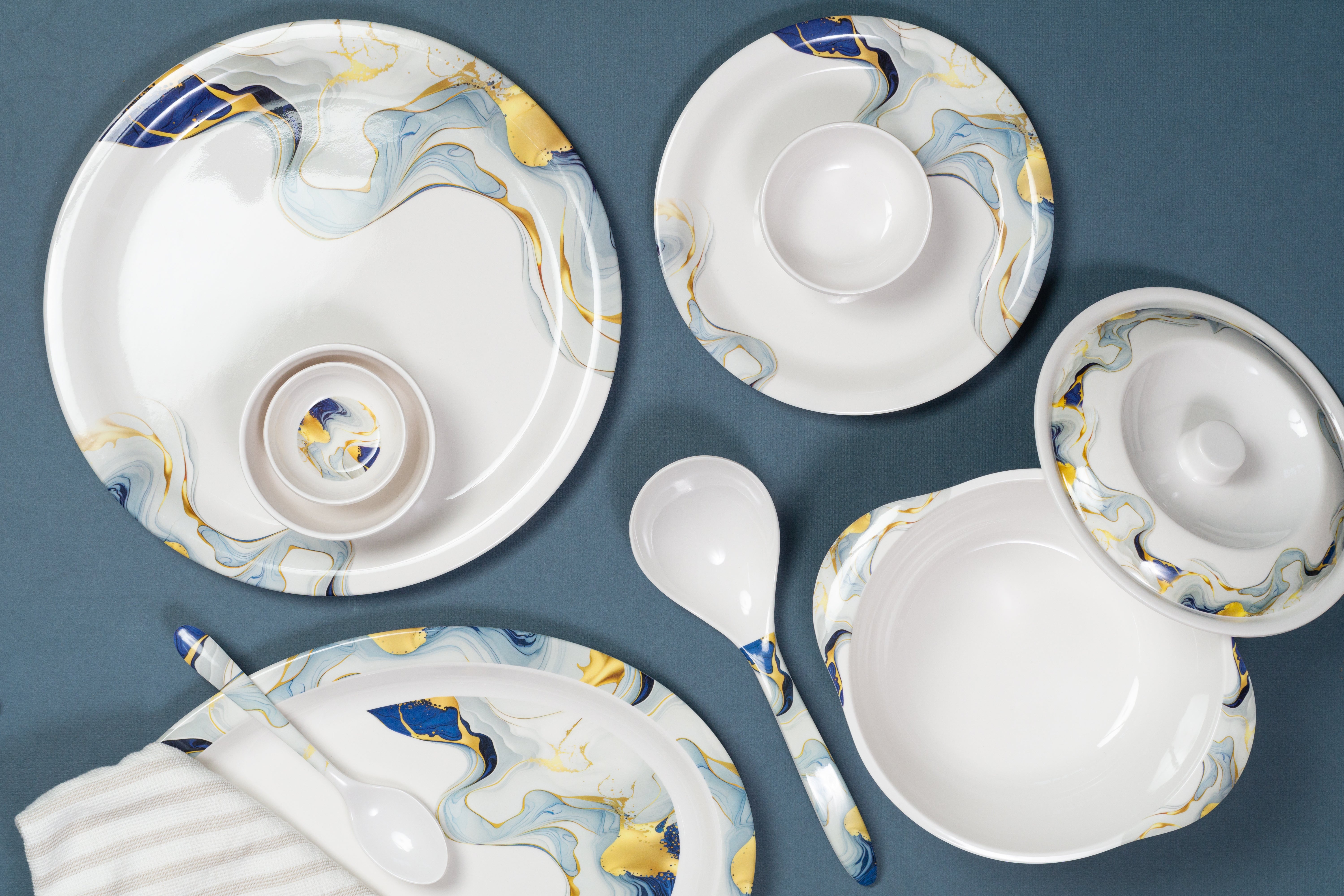 Oasis Round Series Dinner Sets (33 Piece)
