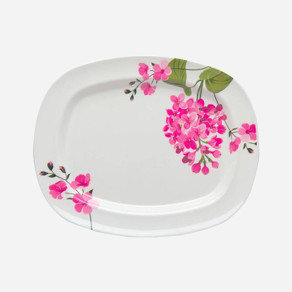 Pink Blossom Round Dinner Set(32 Piece)